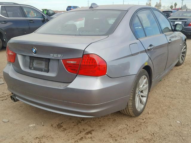 WBAPH5G51BNM75200 - 2011 BMW 328 I SULE GRAY photo 4