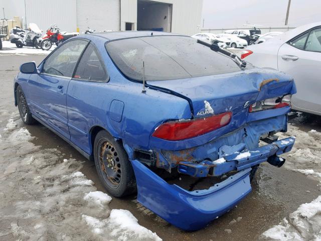 JH4DC4359YS011052 - 2000 ACURA INTEGRA LS BLUE photo 3