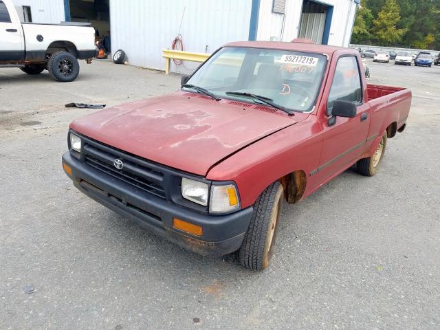 JT4RN81A6R5196007 - 1994 TOYOTA PICKUP 1/2 RED photo 2