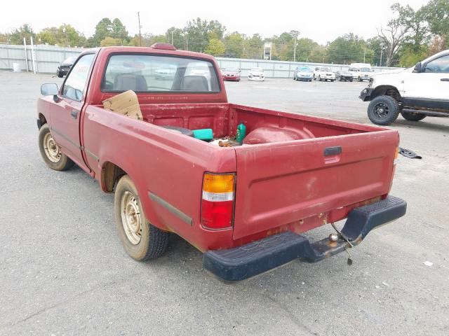 JT4RN81A6R5196007 - 1994 TOYOTA PICKUP 1/2 RED photo 3