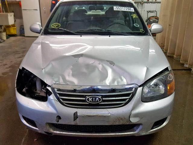 KNAFE222495585264 - 2009 KIA SPECTRA EX SILVER photo 9