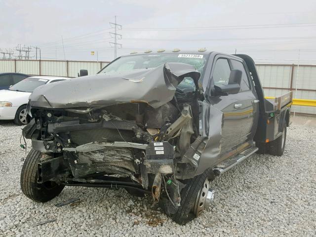 3D73Y4CL3BG614063 - 2011 DODGE RAM 3500 GRAY photo 2