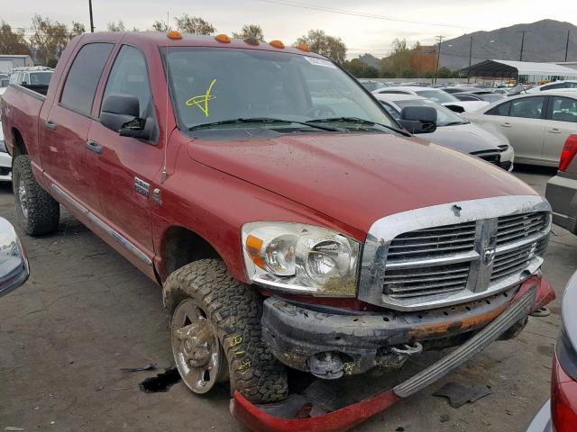 3D3KS29A97G849065 - 2007 DODGE RAM 2500 RED photo 1