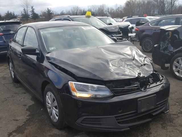 3VW1K7AJ9BM062458 - 2011 VOLKSWAGEN JETTA BASE BLACK photo 1