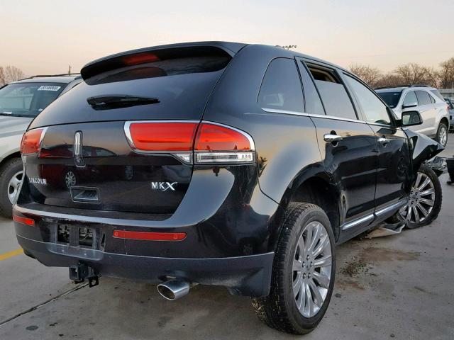 2LMDJ6JK6EBL05882 - 2014 LINCOLN MKX BLACK photo 4