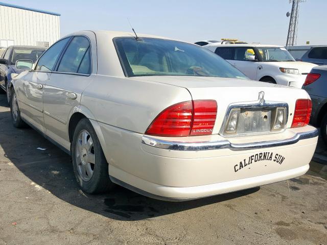 1LNHM86SX2Y622359 - 2002 LINCOLN LS 金色 照片 3