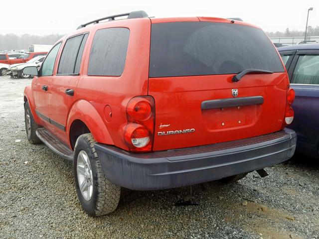 1D4HD38N45F590932 - 2005 DODGE DURANGO ST RED photo 3