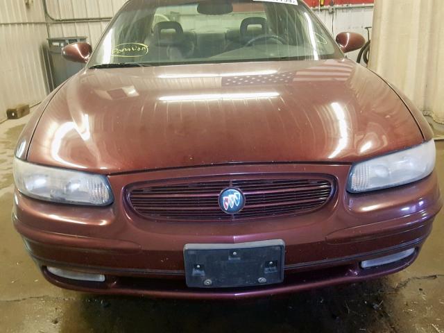 2G4WB55K121189658 - 2002 BUICK REGAL LS MAROON photo 9