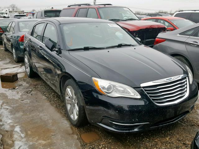 1C3CCBBB0DN505130 - 2013 CHRYSLER 200 TOURIN BLACK photo 1