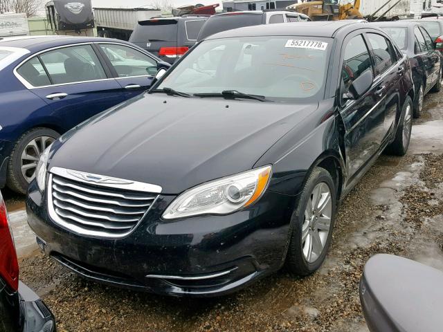 1C3CCBBB0DN505130 - 2013 CHRYSLER 200 TOURIN BLACK photo 2