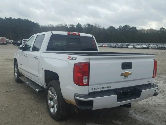 3GCUKSEC6JG188871 - 2018 CHEVROLET SILVERADO WHITE photo 3