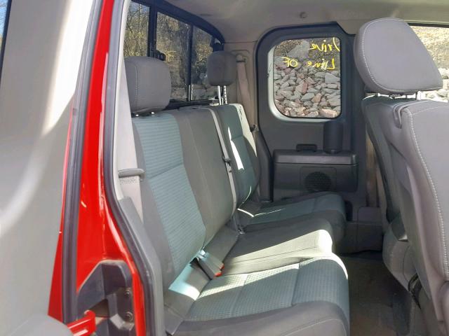 1N6AA06B55N517294 - 2005 NISSAN TITAN XE RED photo 6