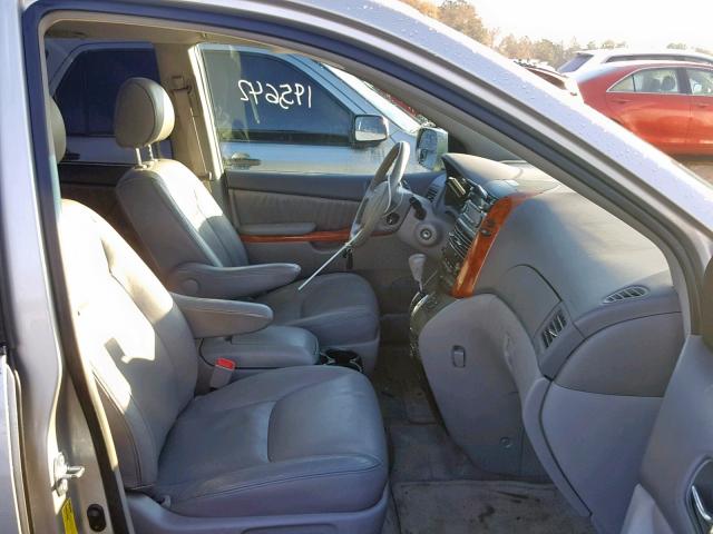 5TDZA22C46S462672 - 2006 TOYOTA SIENNA XLE GRAY photo 5