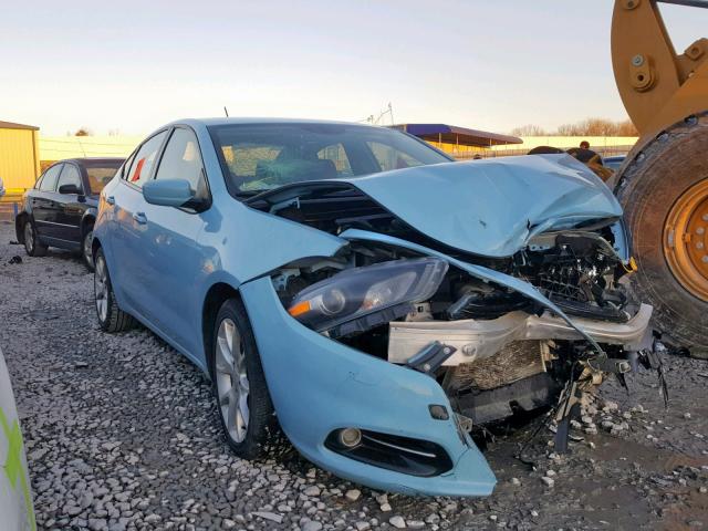 1C3CDFBA0DD288146 - 2013 DODGE DART SXT BLUE photo 1