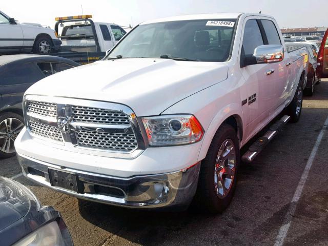 1C6RR6VT5ES269083 - 2014 RAM 1500 LARAM WHITE photo 2