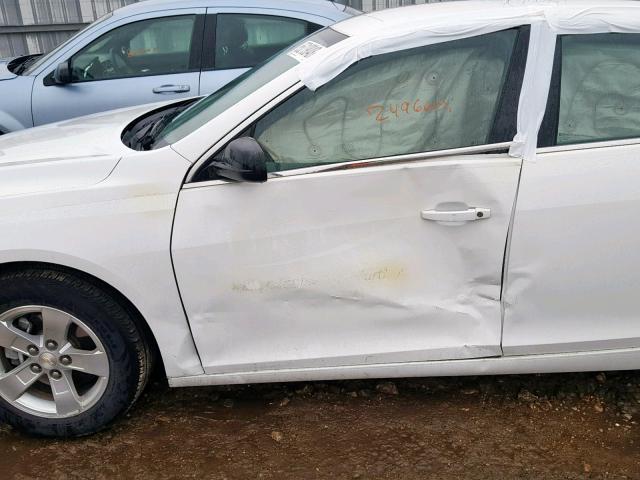 1G11A5SLXFU132599 - 2015 CHEVROLET MALIBU LS WHITE photo 9