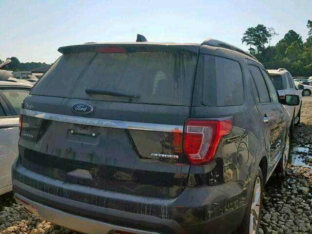 1FM5K7F8XGGA56174 - 2016 FORD EXPLORER L BLACK photo 4