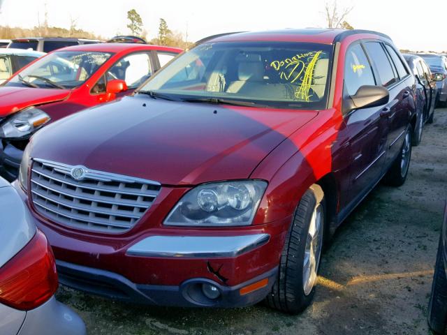 2C4GM68425R670059 - 2005 CHRYSLER PACIFICA T RED photo 2