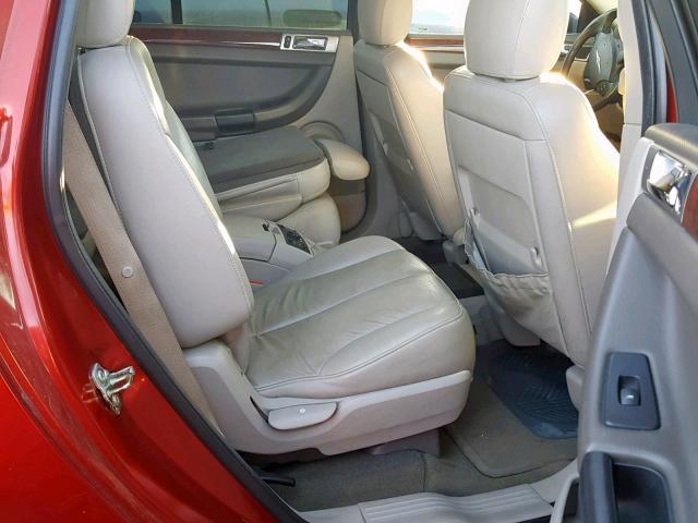 2C4GM68425R670059 - 2005 CHRYSLER PACIFICA T RED photo 6