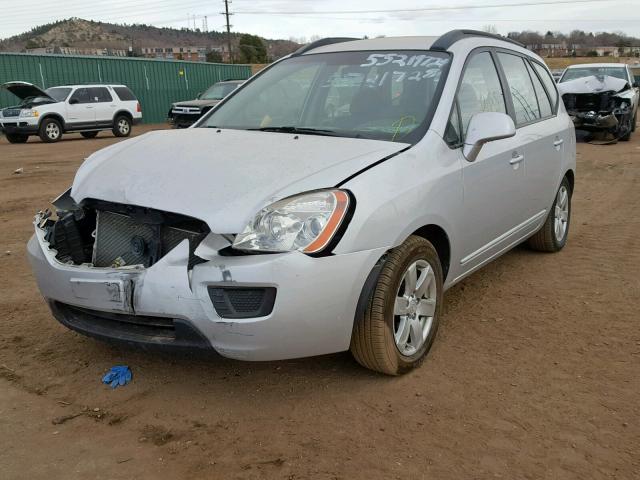 KNAFG526187169013 - 2008 KIA RONDO LX BLUE photo 2