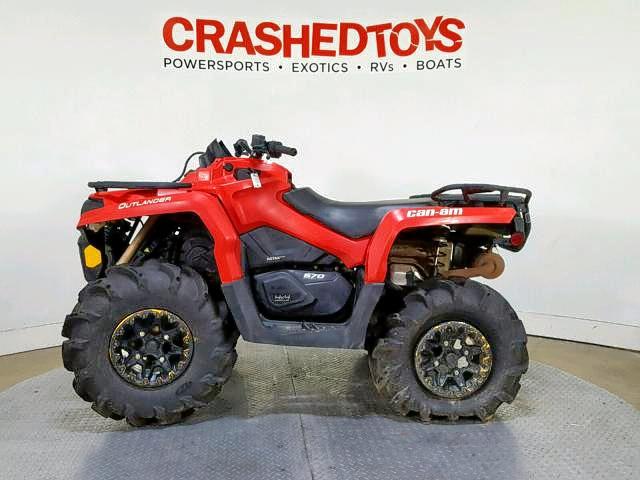 3JBLGAT40JJ002668 - 2018 CAN-AM OUTLANDER RED photo 5