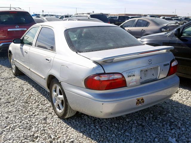 1YVGF22D215249066 - 2001 MAZDA 626 ES SILVER photo 3