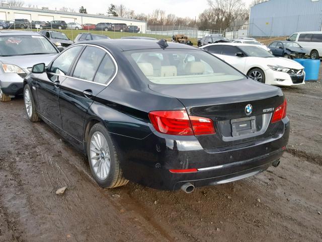 WBAFR7C55BC603931 - 2011 BMW 535 I BLACK photo 3