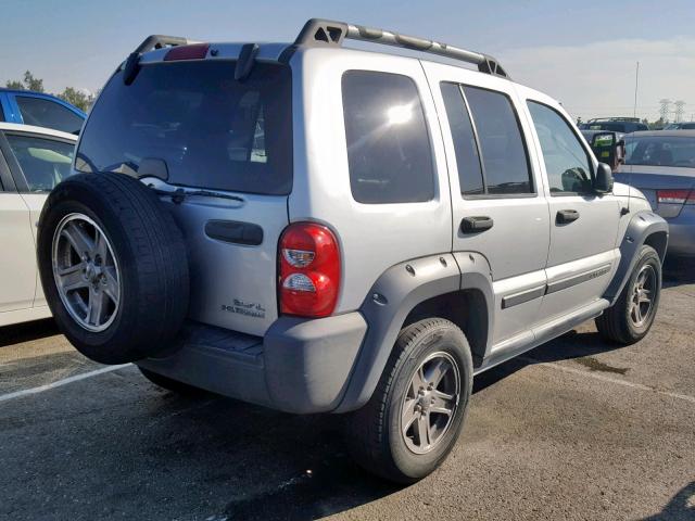 1J4GK38K25W577188 - 2005 JEEP LIBERTY RE SILVER photo 4