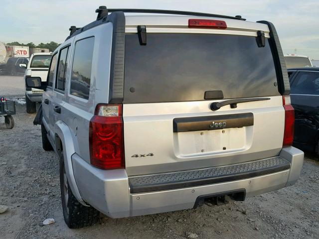 1J8HG48N16C295860 - 2006 JEEP COMMANDER SILVER photo 3