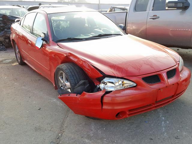 1G2NF52E04M657507 - 2004 PONTIAC GRAND AM S RED photo 1