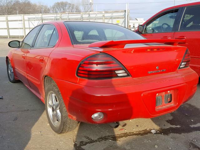 1G2NF52E04M657507 - 2004 PONTIAC GRAND AM S RED photo 3