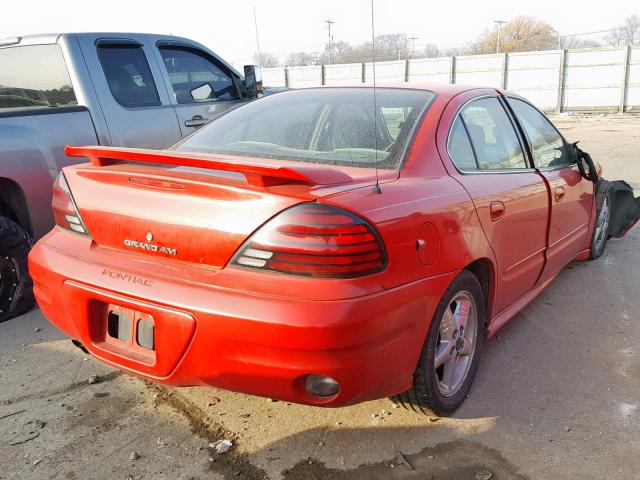 1G2NF52E04M657507 - 2004 PONTIAC GRAND AM S RED photo 4