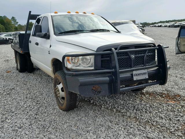 3D2WG48A57G766334 - 2007 DODGE RAM 3500 S WHITE photo 1