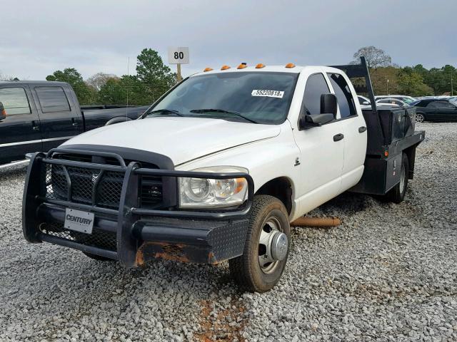 3D2WG48A57G766334 - 2007 DODGE RAM 3500 S WHITE photo 2