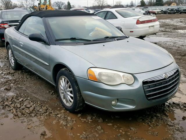 1C3EL55R04N384750 - 2004 CHRYSLER SEBRING LX SILVER photo 1