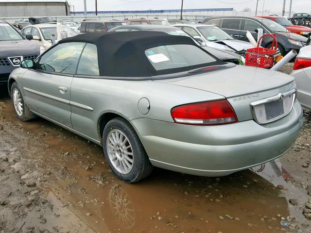 1C3EL55R04N384750 - 2004 CHRYSLER SEBRING LX SILVER photo 3