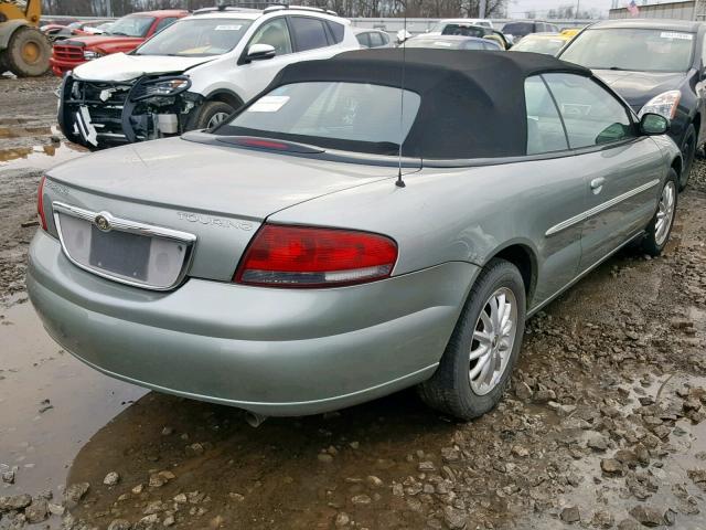 1C3EL55R04N384750 - 2004 CHRYSLER SEBRING LX SILVER photo 4