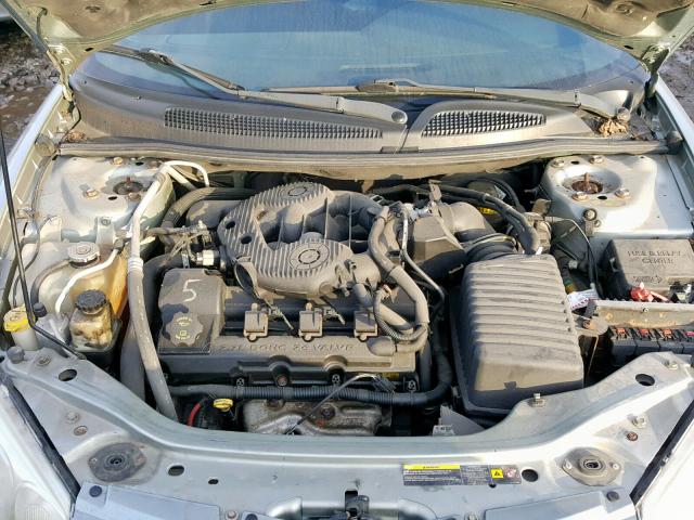 1C3EL55R04N384750 - 2004 CHRYSLER SEBRING LX SILVER photo 7