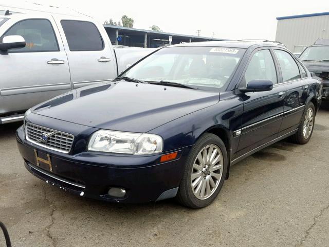 YV1TS592161446910 - 2006 VOLVO S80 2.5T BLUE photo 2