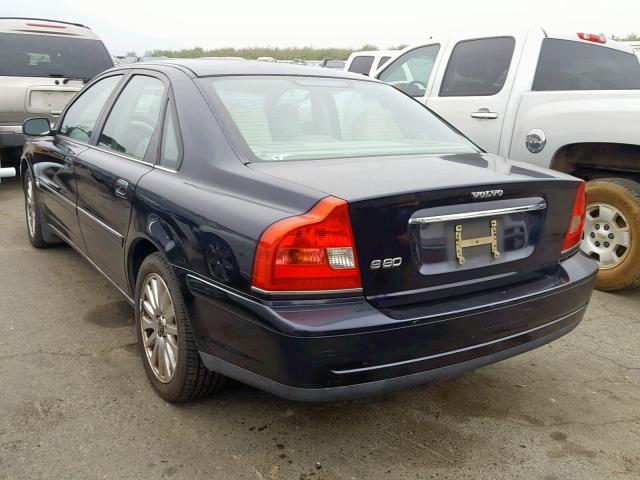 YV1TS592161446910 - 2006 VOLVO S80 2.5T BLUE photo 3