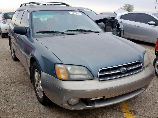 4S3BH675917633790 - 2001 SUBARU LEGACY OUT GREEN photo 1