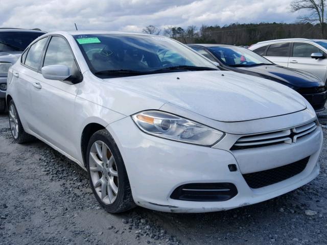 1C3CDFBA5DD139635 - 2013 DODGE DART SXT WHITE photo 1