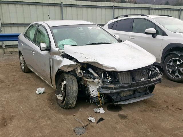 KNAFU4A22D5741228 - 2013 KIA FORTE EX SILVER photo 1