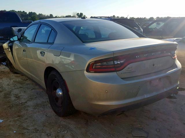 2C3CDXAT1HH597853 - 2017 DODGE CHARGER PO TAN photo 3