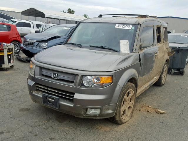 5J6YH18957L000437 - 2007 HONDA ELEMENT SC CHARCOAL photo 2