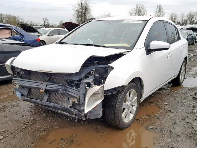 3N1AB61E07L618124 - 2007 NISSAN SENTRA 2.0 WHITE photo 2