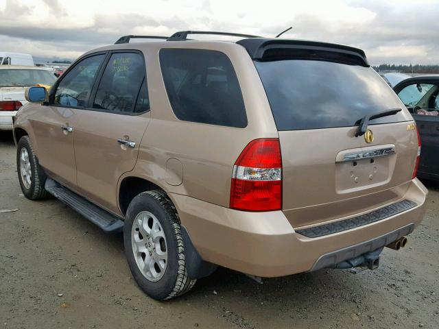 2HNYD18851H516627 - 2001 ACURA MDX TOURIN GOLD photo 3