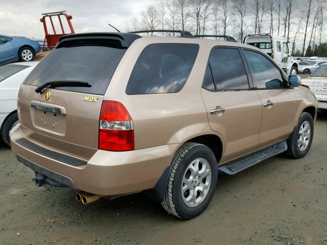 2HNYD18851H516627 - 2001 ACURA MDX TOURIN GOLD photo 4