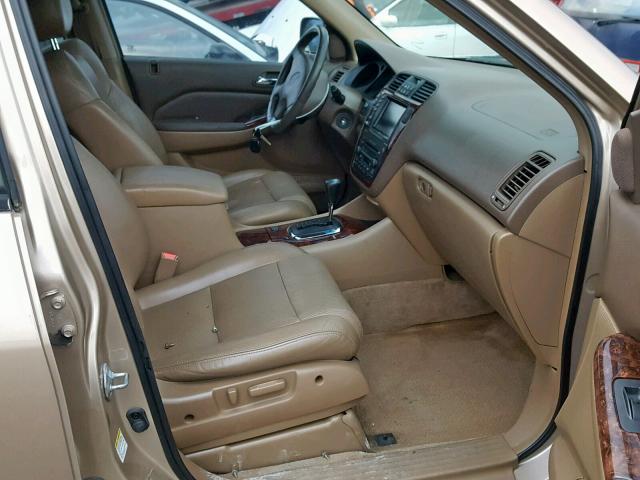 2HNYD18851H516627 - 2001 ACURA MDX TOURIN GOLD photo 5