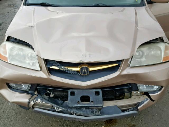 2HNYD18851H516627 - 2001 ACURA MDX TOURIN GOLD photo 7